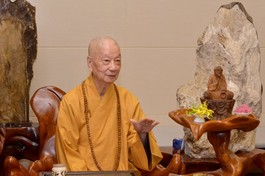 Đại lão Hòa thượng Thích Trí Quảng, Pháp chủ GHPGVN - Ảnh: Bảo Toàn/BGN