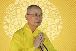 Hòa thượng Thích Chơn Minh - Trưởng ban Trị sự GHPGVN tỉnh Đồng Tháp