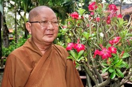 Hòa thượng Thích Huệ Cảnh - Ảnh: Quảng Hậu