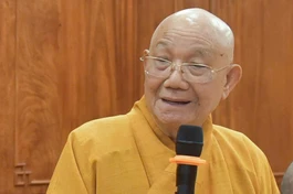 Trưởng lão Hòa thượng Thích Minh Thông - Ảnh: Quảng Đạo/BGN