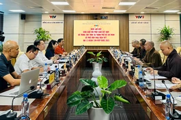 Phái đoàn GHPGVN tại Trung tâm Truyền hình Việt Nam - TP.HCM