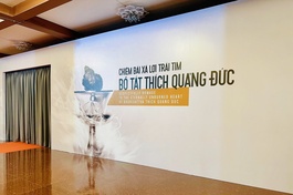 Nơi tôn trí xá-lợi Bồ-tát Thích Quảng Đức trong Đại lễ Vesak Liên Hiệp Quốc 2025