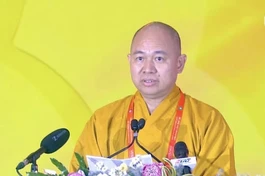 Thượng tọa Thích Đức Thiện đọc toàn văn Tuyên bố chung Đại lễ Vesak Liên Hiệp Quốc Thành phố Hồ Chí Minh 2025 tại phiên bế mạc, sáng nay, 8-5