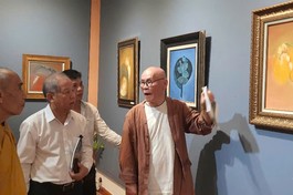 Triển lãm mở cửa đến hết ngày 14-6 để công chúng yêu nghệ thuật thưởng lãm