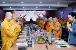 Hội nghị kỳ 5 - khóa IX của Ban Thường trực Hội đồng Trị sự GHPGVN diễn ra tại thiền viện Quảng Đức, TP.HCM - Ảnh: Bảo Toàn/BGN