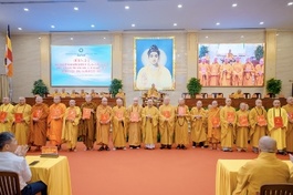 [Video] Ban Trị sự GHPGVN TP.HCM: Giáo hội công cử Hoà thượng Thích Lệ Trang làm Trưởng ban và 30 Phó ban