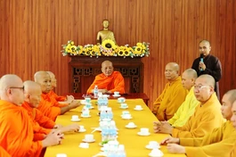 Ban Trị sự tỉnh Đắk Lắk đón tiếp Trưởng lão Hòa thượng Tăng Nô cùng phái đoàn