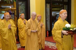 [Video] Lễ nhập kim quan Trưởng lão Hòa thượng Thích Trí Tịnh, Đức Pháp chủ GHPGVN quang lâm viếng tang