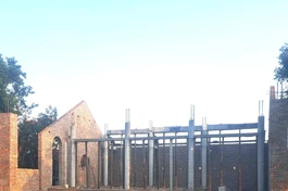 Công trình nhà Từ Ân trong khuôn viên chùa Bảo Tháp được xây dựng khi chưa được các cấp có thẩm quyền cho phép - Ảnh: K.H