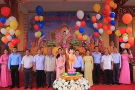 Phật giáo liên xã Bà Điểm, Hóc Môn, Đông Thạnh, Xuân Thới Sơn tổ chức Đại lễ Phật đản - Ảnh: Lê Vũ/BGN