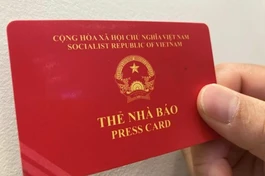 Thẻ Nhà báo kỳ hạn 2021-2025 được sử dụng để tác nghiệp cho đến ngày 30-9-2026 