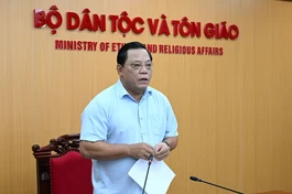 Thứ trưởng Nguyễn Hải Trung cũng từng làm Tổ trưởng Tổ công tác liên ngành hướng dẫn, giúp đỡ GHPGVN tổ chức thành công Đại lễ Vesak Liên Hiệp Quốc 2025 tại TP.HCM