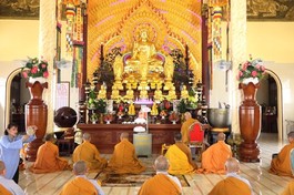 Chùa Thiên Phước vía Phật A Di Đà, tưởng niệm người khai sơn