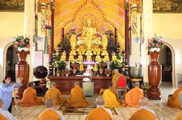 Chùa Thiên Phước vía Phật A Di Đà, tưởng niệm người khai sơn