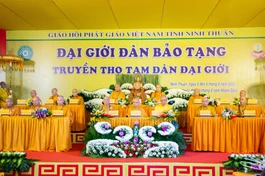 Trang nghiêm lễ khai mạc Đại giới đàn Bảo Tạng Phật lịch 2566