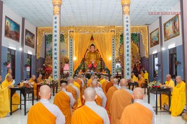 Trang nghiêm đàn tràng truyền giới tại Đại giới đàn Bảo Tạng