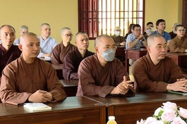 Tăng Ni tham gia lớp Đại học ngành Hán Nôm khóa QH-2021-X của Viện Trần Nhân Tông 