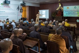 Buổi tuyên truyền, phổ biến, giáo dục pháp luật về an toàn giao thông, an ninh mạng tại chùa Vạn Đức (P.Tam Phú, TP.Thủ Đức)