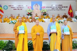 Lễ khai giảng Lớp Sơ cấp Phật học TP.Thủ Đức khóa I (2022-2024)