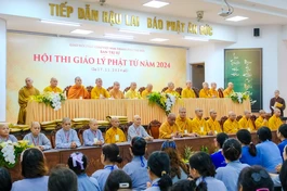 Lễ khai mạc Hội thi giáo lý Phật tử năm 2024 do Ban Trị sự GHPGVN TP.Thủ Đức tổ chức