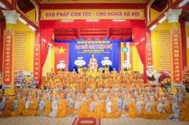 Lưu niệm Đại giới đàn Thiện Huệ Phật lịch 2569 tại hội trường chùa Phước Hưng (TP.Sa Đéc)