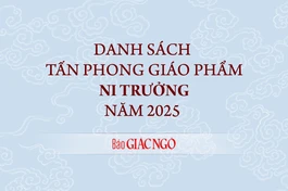 Danh sách 74 vị được tấn phong giáo phẩm Ni trưởng năm 2025