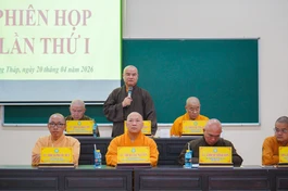 Ban Trị sự GHPGVN tỉnh Đồng Tháp tổng kết công tác tổ chức Đại hội đại biểu Phật giáo tỉnh và triển khai tổ chức Đại lễ Phật đản Phật lịch 2570 tại Văn phòng Ban Trị sự - chùa Vĩnh Tràng (P.Mỹ Phong)