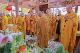 Nhị vị Hòa thượng đối thú an cư theo truyền thống
