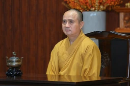 Thượng tọa Thích Tâm Hải chia sẻ về mục tiêu tối hậu của Phật tử, bao gồm cả chúng xuất gia và tại gia tại trường hạ chùa Vạn Đức (P.Tam Bình, TP.HCM)