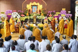 Khóa lễ cung tiến Giác linh Ni trưởng Thích nữ Tịnh Giới tại tổ đường chùa Ưu Đàm