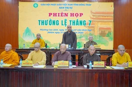 Ban Trị sự GHPGVN tỉnh Đồng Tháp họp triển khai nhiều Phật sự trọng tâm trong thời gian tới