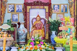 Tôn dung Trưởng lão Hòa thượng Thích Huệ Kỉnh (1938-2012) tại chùa Tây An (P.Vĩnh Tế, An Giang)