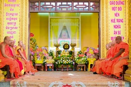 Lễ tưởng niệm Trưởng lão Hòa thượng Danh Nhưỡng - Phó Pháp chủ kiêm Giám luật Hội đồng Chứng minh tại chùa Láng Cát (P.Rạch Giá, tỉnh An Giang)
