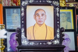 Di ảnh Hòa thượng Thích Vĩnh Đạt (1911-1987), vị Trưởng ban Trị sự GHPGVN tỉnh Đồng Tháp đầu tiên vào năm 1982