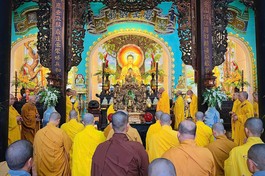 Lễ húy nhật Hòa thượng Thích Hương Sơn được cử hành tại chùa Linh Ứng Non Nước (TP.Đà Nẵng)