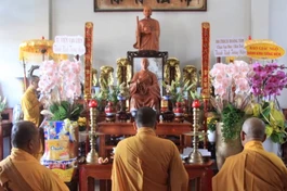 Môn đồ pháp quyến vân tập tưởng niệm húy nhật Đại lão Hòa thượng Thích Đạt Thanh