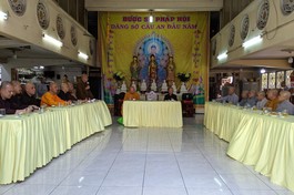 Ban Trị sự Phật giáo quận 4 họp triển khai công tác tổ chức đại hội tại chùa Phật Bửu