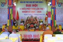 Chư tôn đức tham dự phiên trù bị đại hội