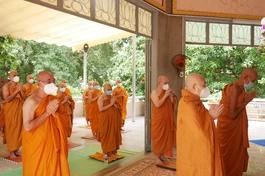 Chư tôn đức cử hành lễ mãn hạ và tự tứ nội bộ