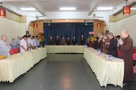 Lễ tổng kết Phật sự năm 2020 của Phật giáo quận 5 tổ chức chiều qua, 7-1