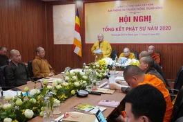 Hòa thượng Thích Gia Quang, Trưởng ban Thông tin Truyền thông T.Ư phát biểu khai mạc