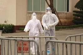 Nhân viên y tế tại Bệnh viện dã chiến số 1 Hải Dương. Ảnh: Bộ Y tế