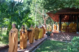 Ban Tổ chức cung nghinh chư tôn đức quang lâm Tổ đường