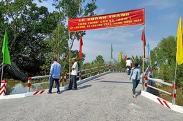 Hòa thượng Thích Như Niệm tài trợ cầu bê-tông tại Đồng Tháp