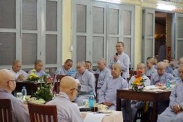 Chư Ni Phân ban Ni giới Phật giáo TP.HCM tổ chức buổi họp tại tổ đình Từ Nghiêm