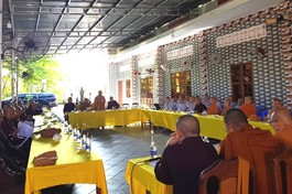 Ban Trị sự Phật giáo huyện Long Điền họp về nhân sự nhiệm kỳ 2021-2026