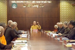 Ban Thường trực Ban Trị sự TP.HCM họp, triển khai công tác tổ chức Đại lễ Phật đản