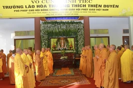 Lễ nhập kim quan Đại lão Hòa thượng Thích Thiện Duyên, Phó Pháp chủ Hội đồng Chứng minh GHPGVN