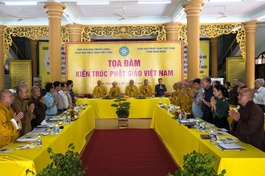 Ban Văn hóa Trung ương, Ban Trị sự GHPGVN tỉnh Bình Định đã tổ chức buổi tọa đàm “Đề án di sản kiến trúc tại tỉnh Bình Định”