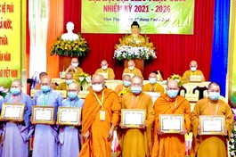 Ghi nhận những đóng góp của các cá nhân thuộc Ban Trị sự huyện nhiệm kỳ 2016-2021